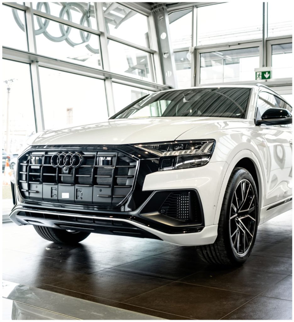 Audi with car window tint installed in Hadar Hadar